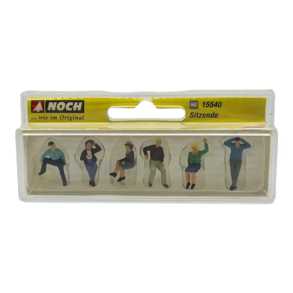 Lot de 6 personnages assis - NOCH 15540 - HO 1/87 - 2