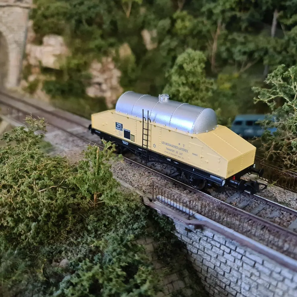 Wagon laitier "beurre frais" Novateur modèles 50003 - HO 1/87 - SNCF - EP III - 4