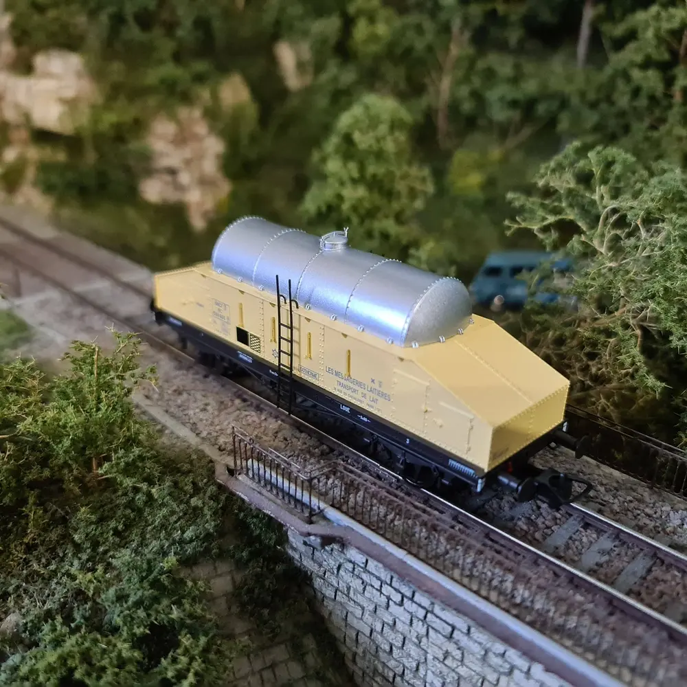Wagon laitier "beurre frais" Novateur modèles 50004 - HO 1/87 - SNCF - EP III - 4
