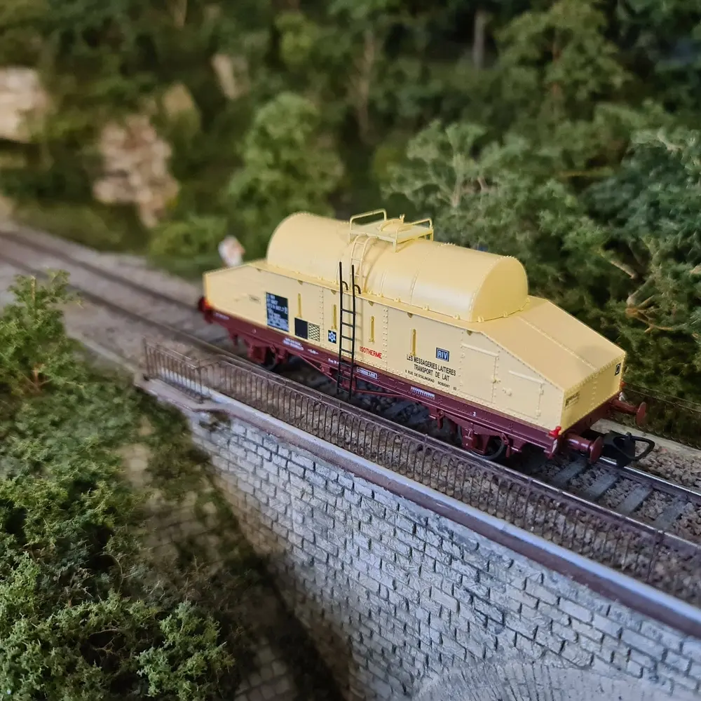 Wagon laitier "beurre frais" Novateur modèles 50009 - HO 1/87 - SNCF - EP III - 4