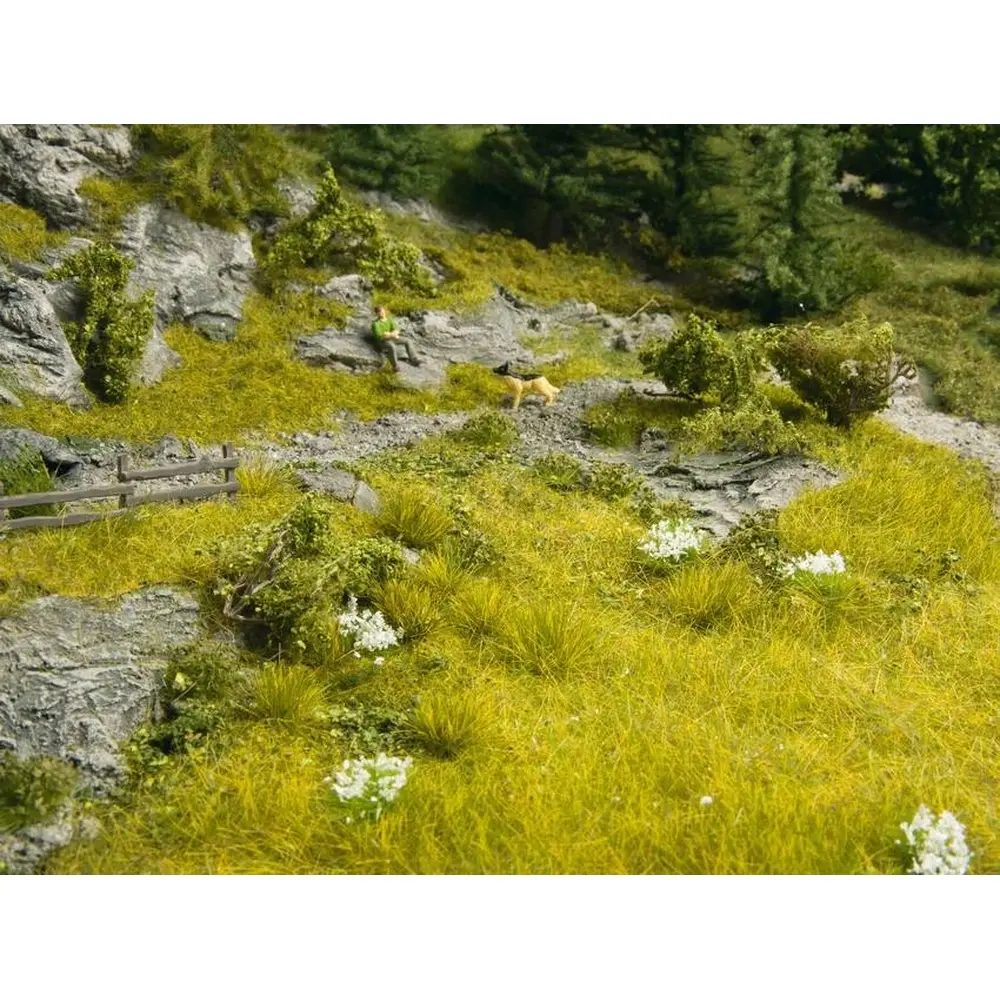 Lot de 2 Tapis "prairie luxuriante" NATUR+ NOCH 07470 - HO 1/87 - 250 x 250 mm - 4