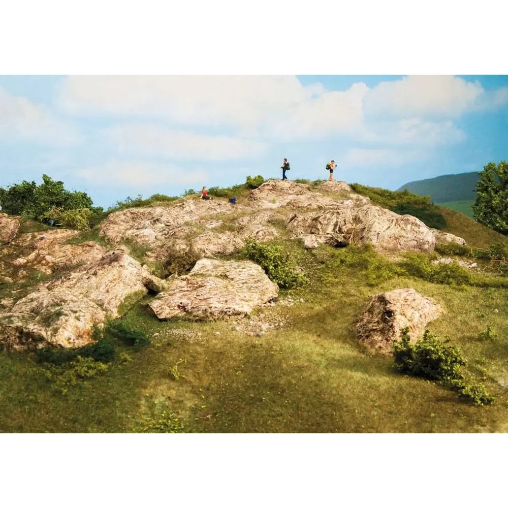 Fibres herbes vertes foncées - Noch 08322 - HO 1/87 - 2,5 mm - 20 g - 3