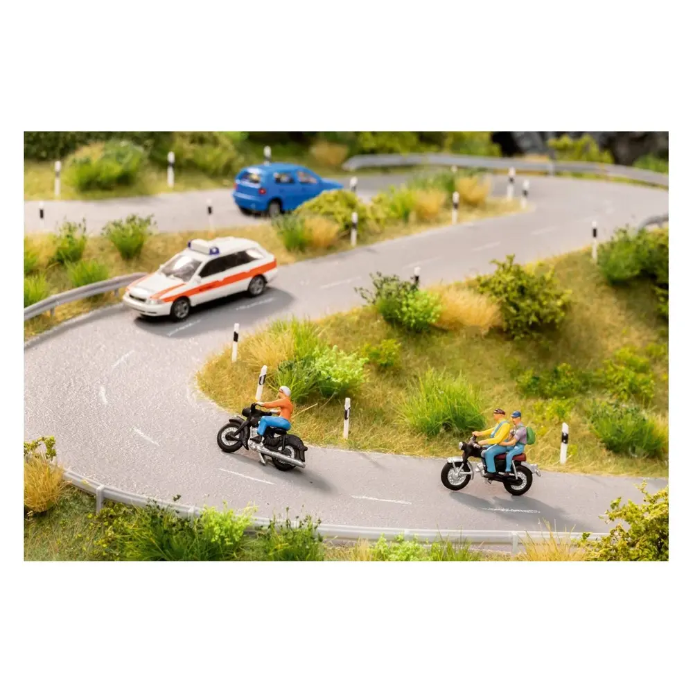 Scène sonore "2 motos & 3 motards" - NOCH 12970 - N 1/160 - 3