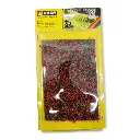 Feuille/tapis Herbe 120 x 180 mm Prairie rouge NOCH 07257 - HO 1/87 - Détaillé - 2