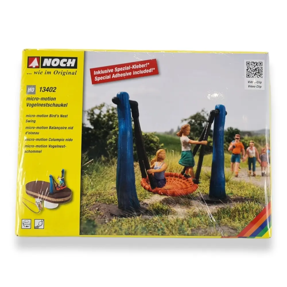 Balançoire nid d'oiseau motorisée Noch 13402 - HO 1/87 - Saynète - 3
