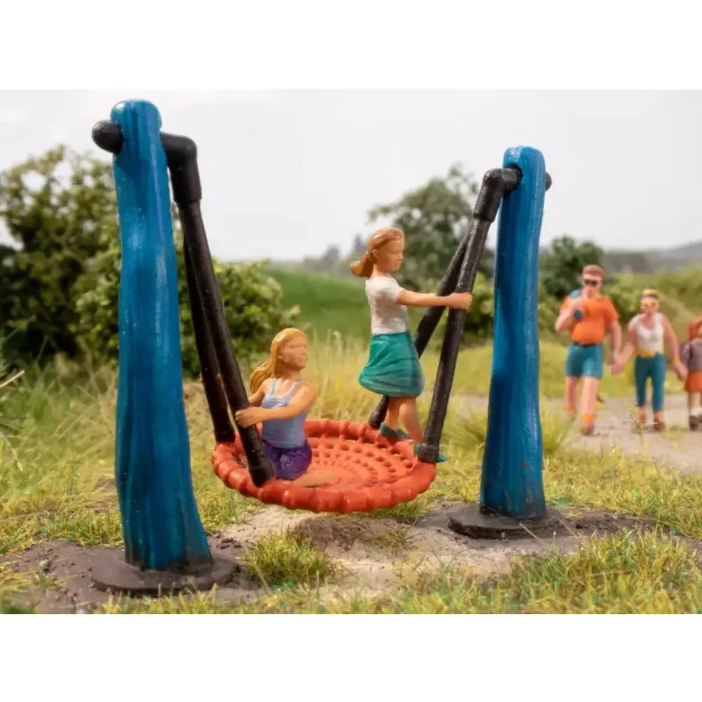 Balançoire nid d'oiseau motorisée Noch 13402 - HO 1/87 - Saynète - 4