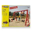 Balançoire motorisée avec figurines Noch 13401 - HO 1/87 - Saynète - 3