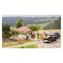 Pavillon en bois évènementiel NOCH 14263 - HO 1/87 - 2