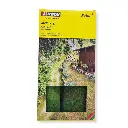 lot de 2 Tapis "prairie Bruyère" Natur+ NOCH 07473 - HO 1/87 - 250 x 250 mm - 5