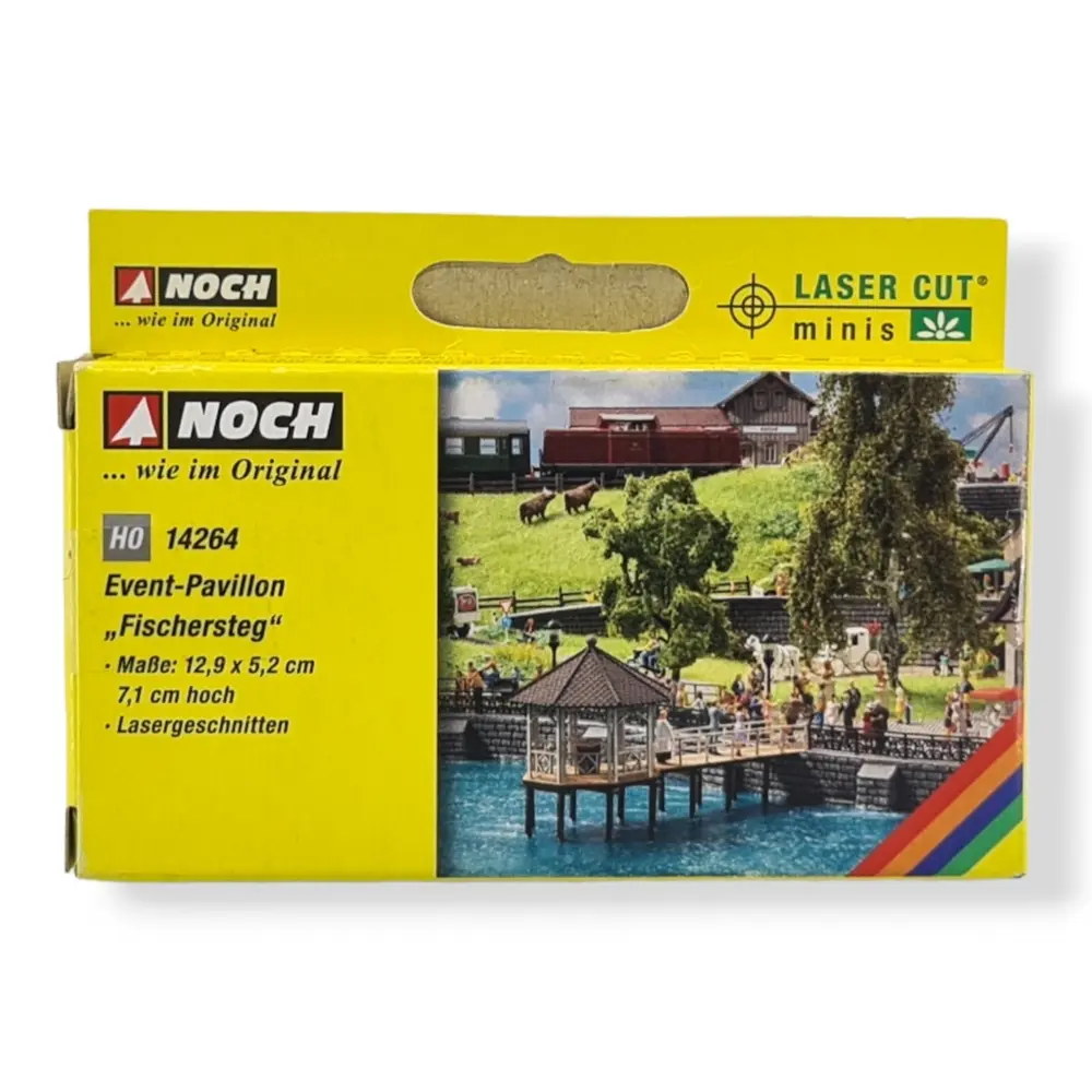 Un pavillon événementiel NOCH 14264 - HO 1/87- 129x52x71 mm - 3