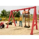 Balançoire motorisée avec figurines Noch 13401 - HO 1/87 - Saynète - 4