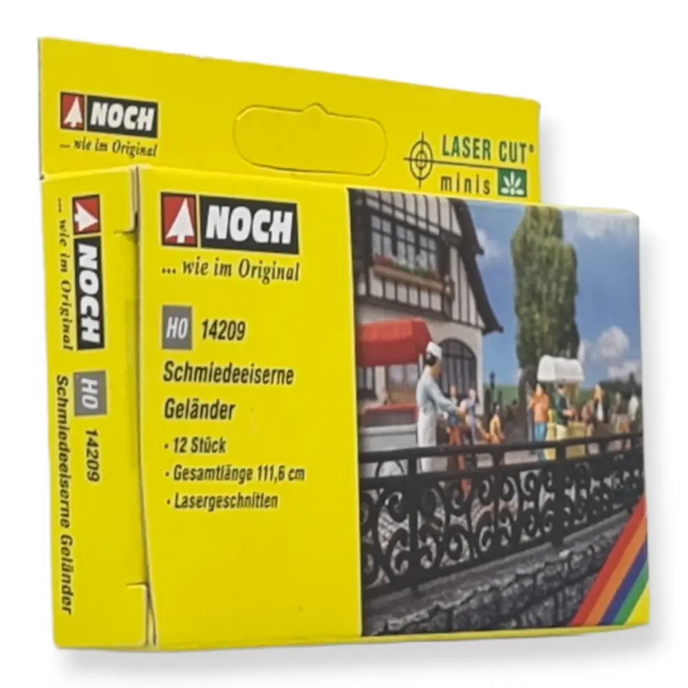 Garde corps en fer forgé | NOCH 14209 | HO 1/87 - - 3