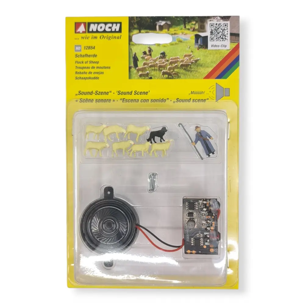 Un troupeau de mouton et module sonore - NOCH 12854 - HO 1/87 - 4