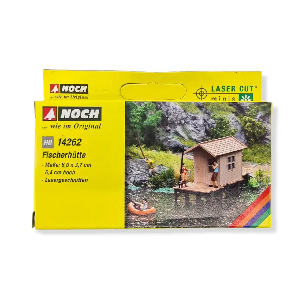 Une cabane de pêche NOCH 14262 - HO 1/87 - 80x37x54 mm - 4