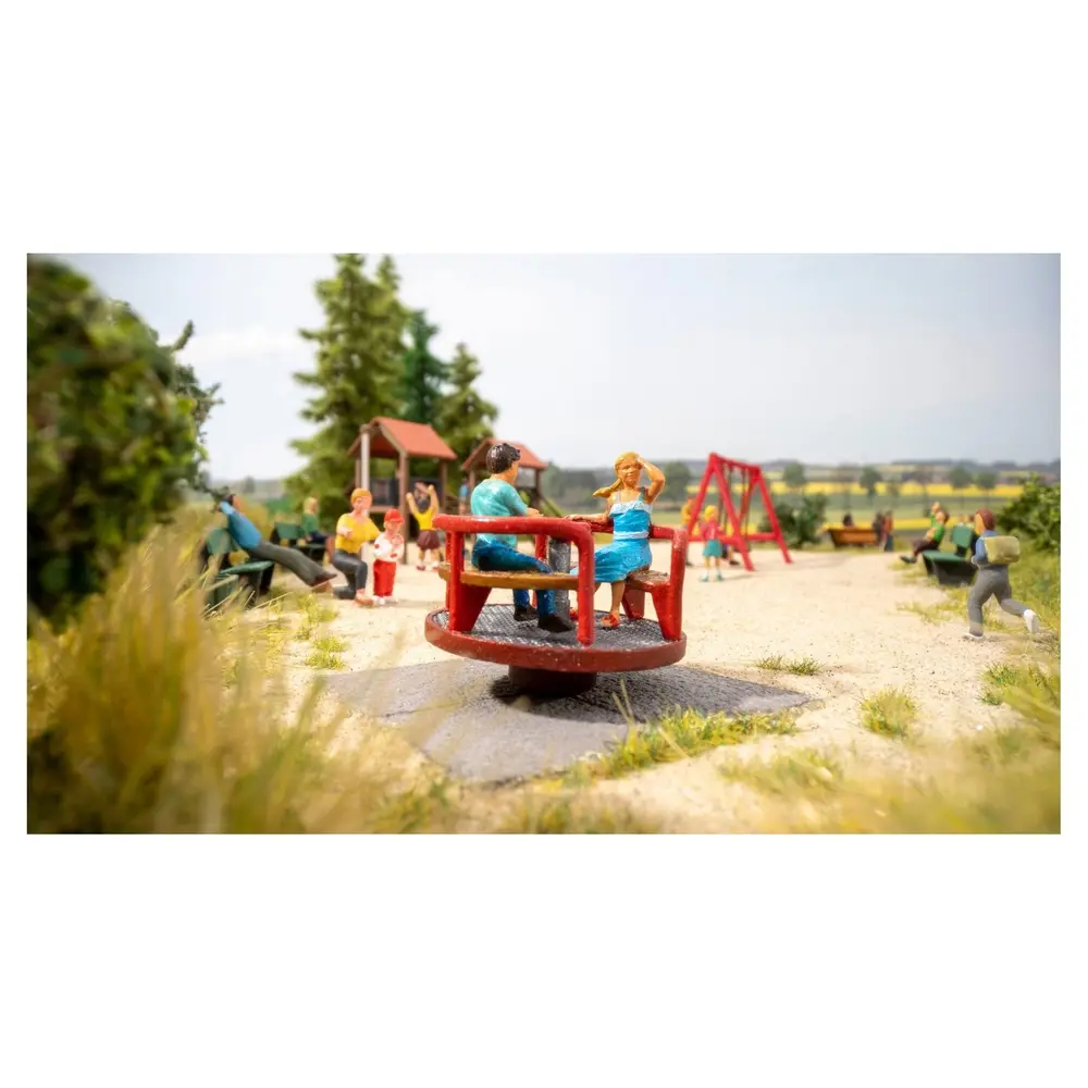 Tourniquet pour enfant, motorisée - Micro-motion NOCH 13403 - HO 1/87 - 2