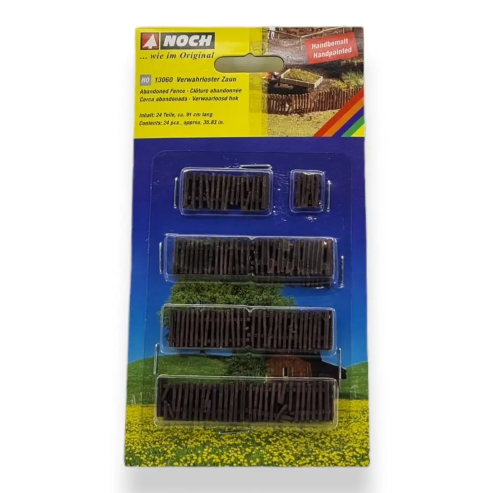 Kit Clôtures délabrées Noch 13060 - HO 1/87 - 16 x 910 mm - 3