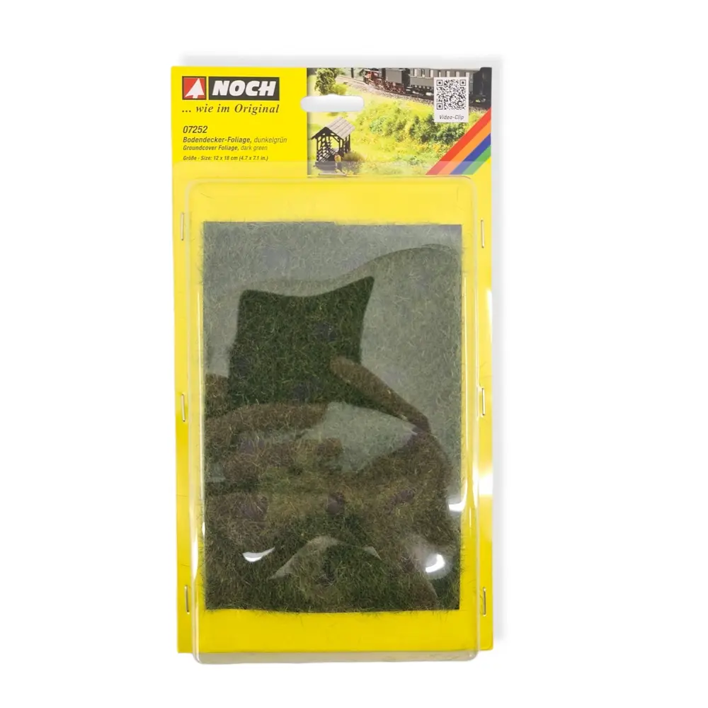 Feuille/tapis 120 x 180 mm Vert foncé NOCH 07252 - HO 1/87 - Détaillé - 2