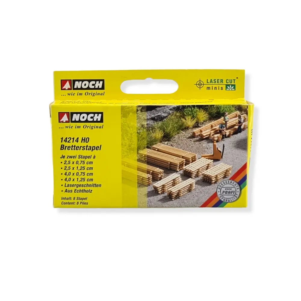 Piles de planches de différentes dimensions - NOCH 14214 - HO 1/87  - 2