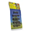 Kit de 18 Clôtures en rondins de bois Noch 13010 - HO 1/87 - 12 x 1000 mm - 2