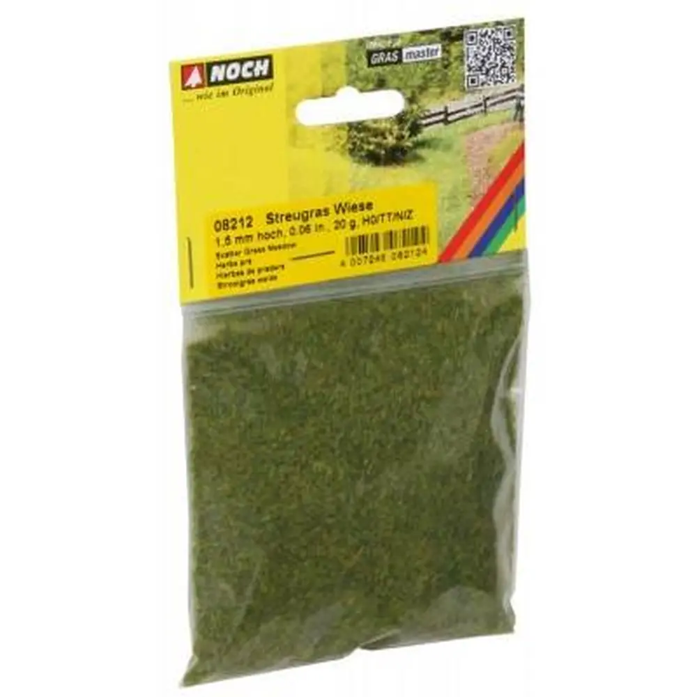 Fibres herbes de pré - Noch 08212 - Toutes échelles - 1,5 mm - 20 g - 2
