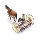 Râteau à Foin avec Cheval + Figurine - Artitec 387.609 - HO 1/87  - 3