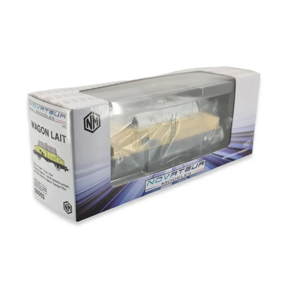 Wagon laitier "beurre frais" Novateur modèles 50003 - HO 1/87 - SNCF - EP III - 5