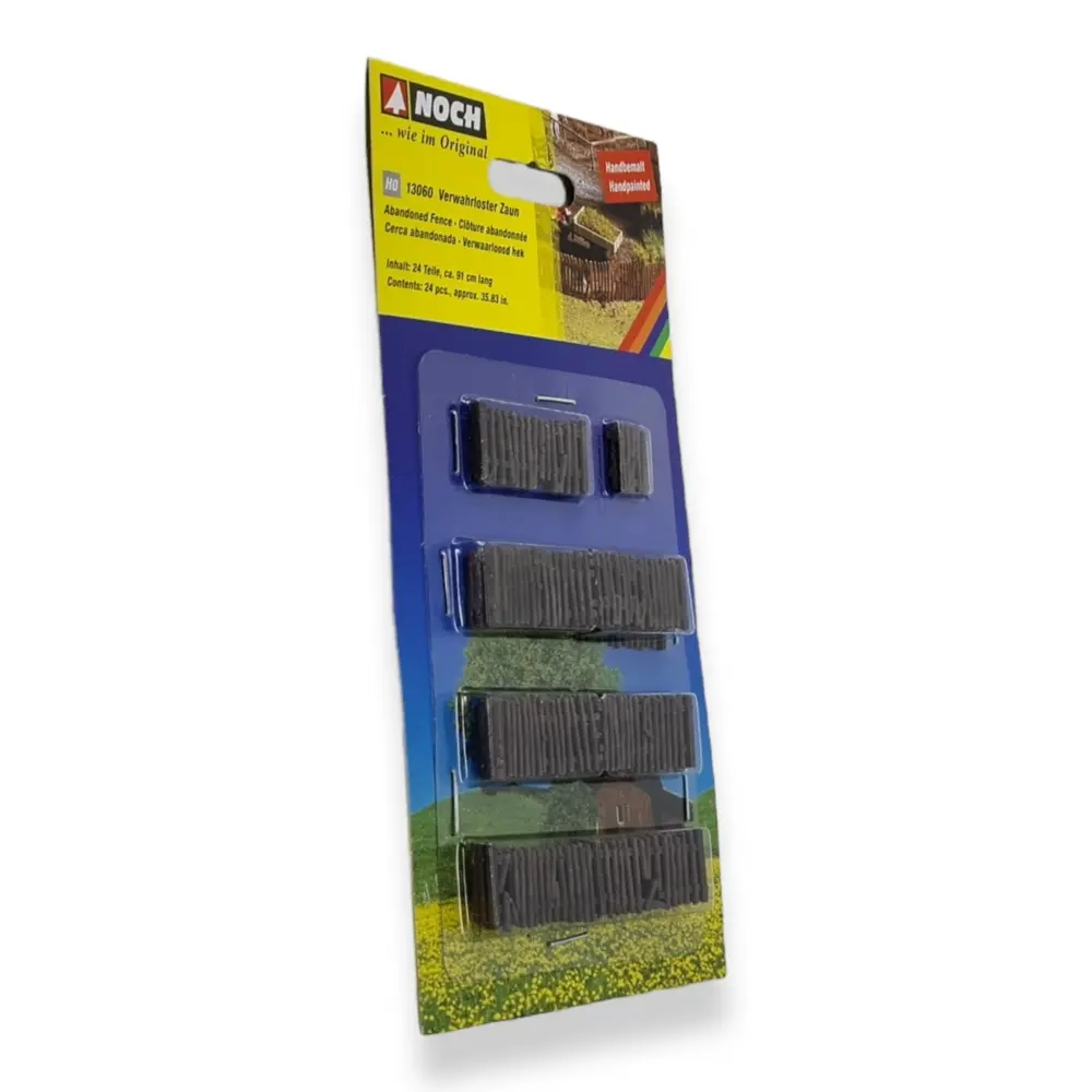 Kit Clôtures délabrées Noch 13060 - HO 1/87 - 16 x 910 mm - 2