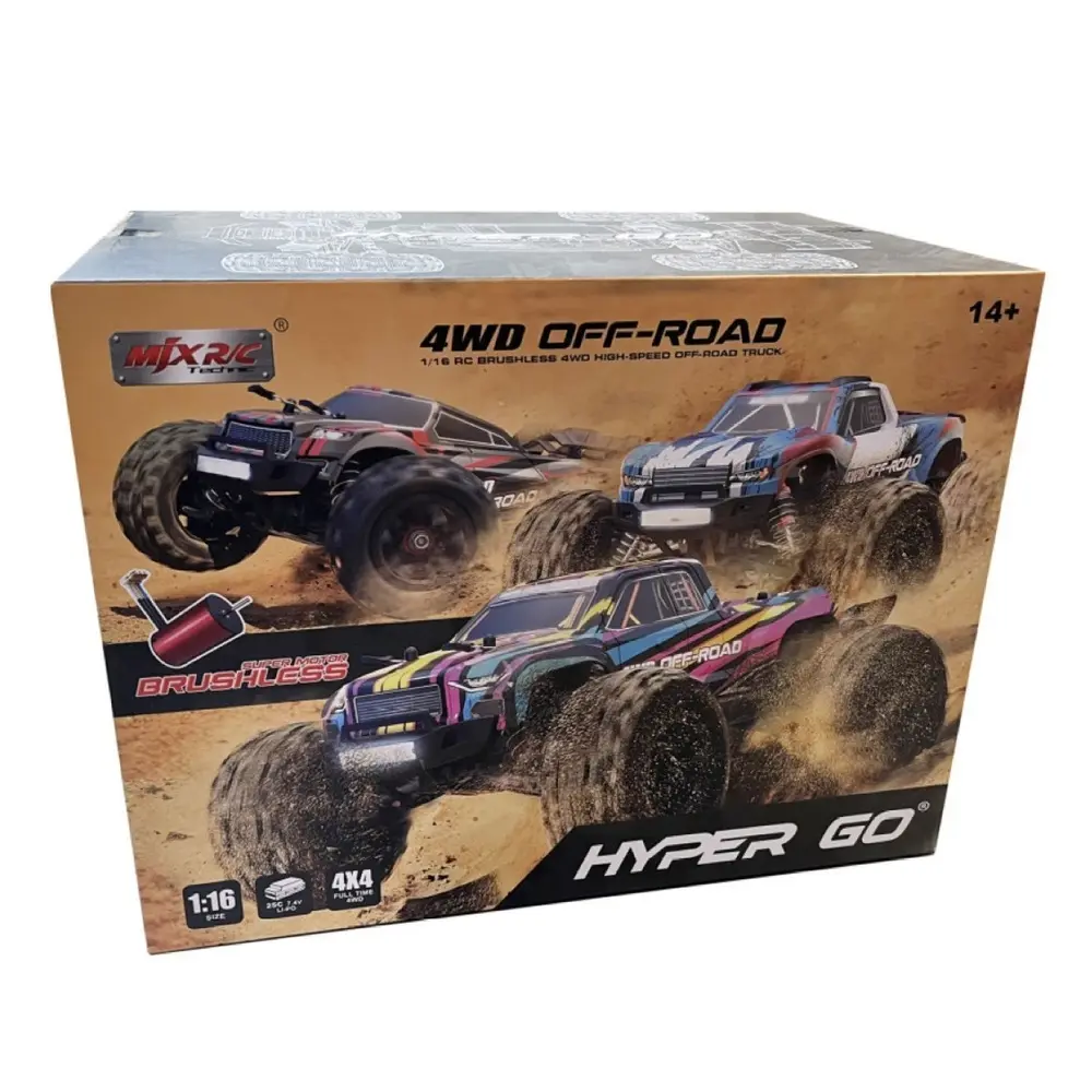 Monster Truggy 4X4 - Brushless 2S - MJX Hyper Go 16210 - 1/16 - 9