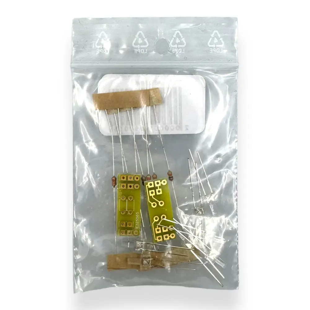 Kit éclairage LED - Distrimodel MPEL109K - pour locomotive Sybic Jouef & Rivarossi - 2