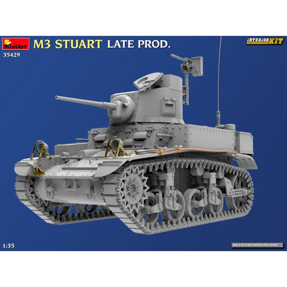 M3 Stuart - MINIART 550035429 - 1/35 - 3