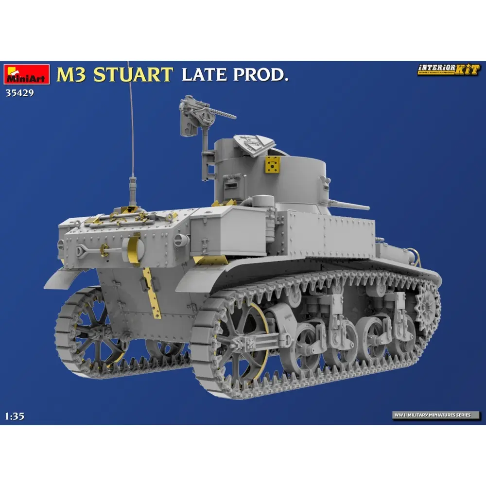 M3 Stuart - MINIART 550035429 - 1/35 - 4