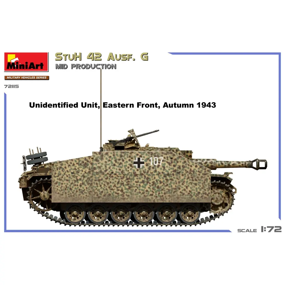 Char StuH 42 Ausf. G MID - Miniart 550072115 - 1/72 - 3