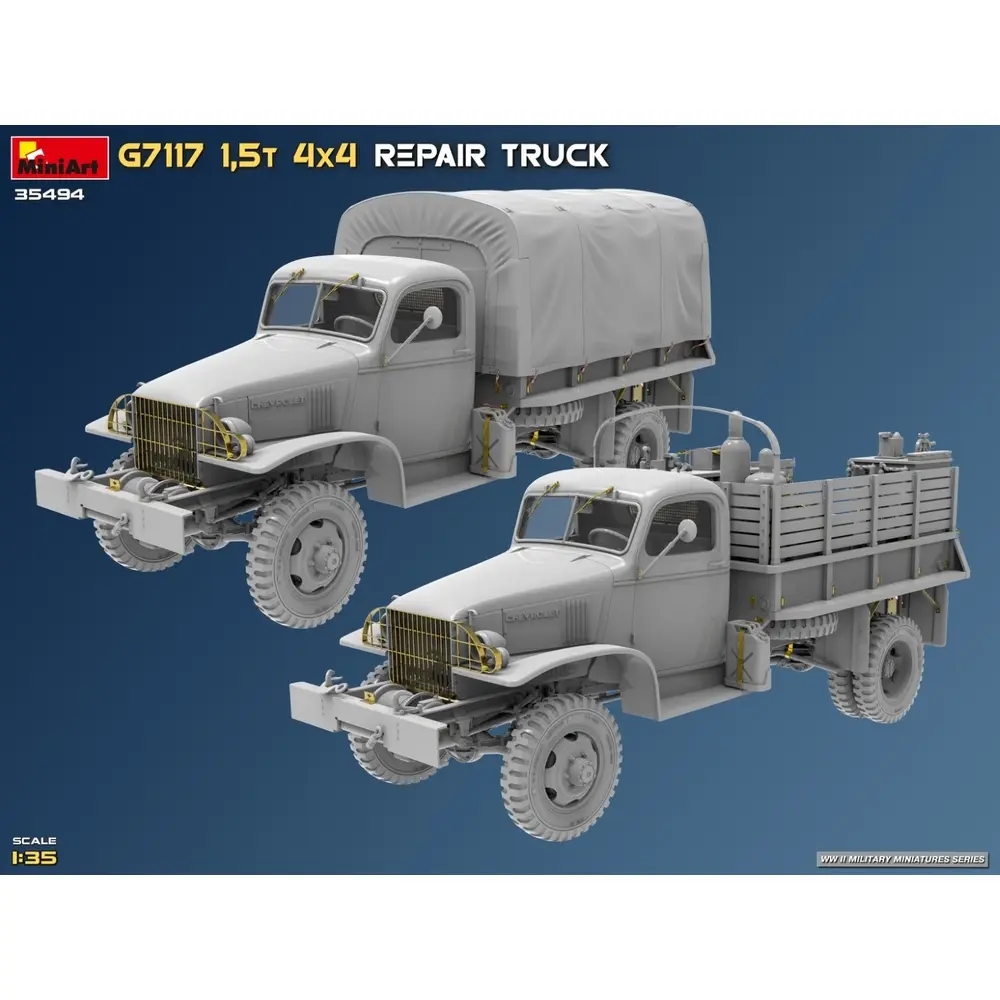 Camion atelier G7117 1.5t - MINIART 550035494 - 1/35 - 4