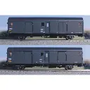 Lot de 2 fourgons type Dqd2m - Models world 30303 - HO 1/87 - SNCF - 2