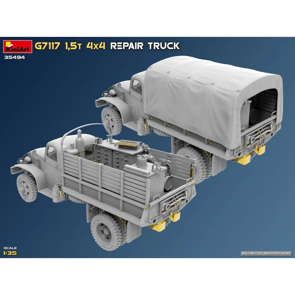 Camion atelier G7117 1.5t - MINIART 550035494 - 1/35 - 6