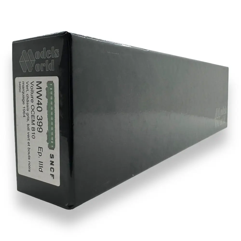 Voiture OCEM B9myfi - SNCF - MODELs WORLD 40399 - HO : 1/87 - EP. III  - 4