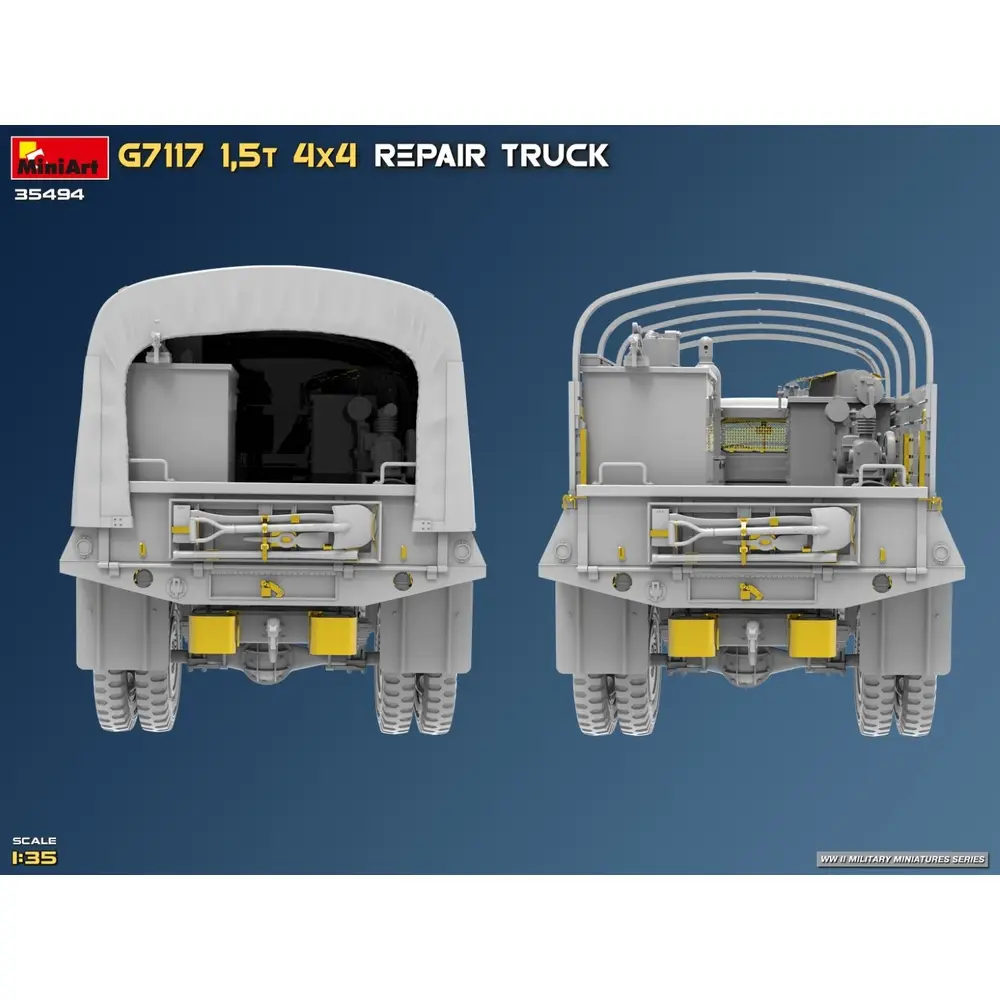 Camion atelier G7117 1.5t - MINIART 550035494 - 1/35 - 8