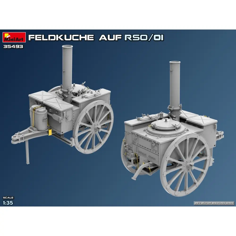 Cuisine de campagne allemande sur véhicule chenillé - MINIART 550035493 - 1/35 - 6