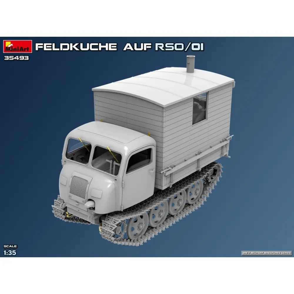 Cuisine de campagne allemande sur véhicule chenillé - MINIART 550035493 - 1/35 - 3