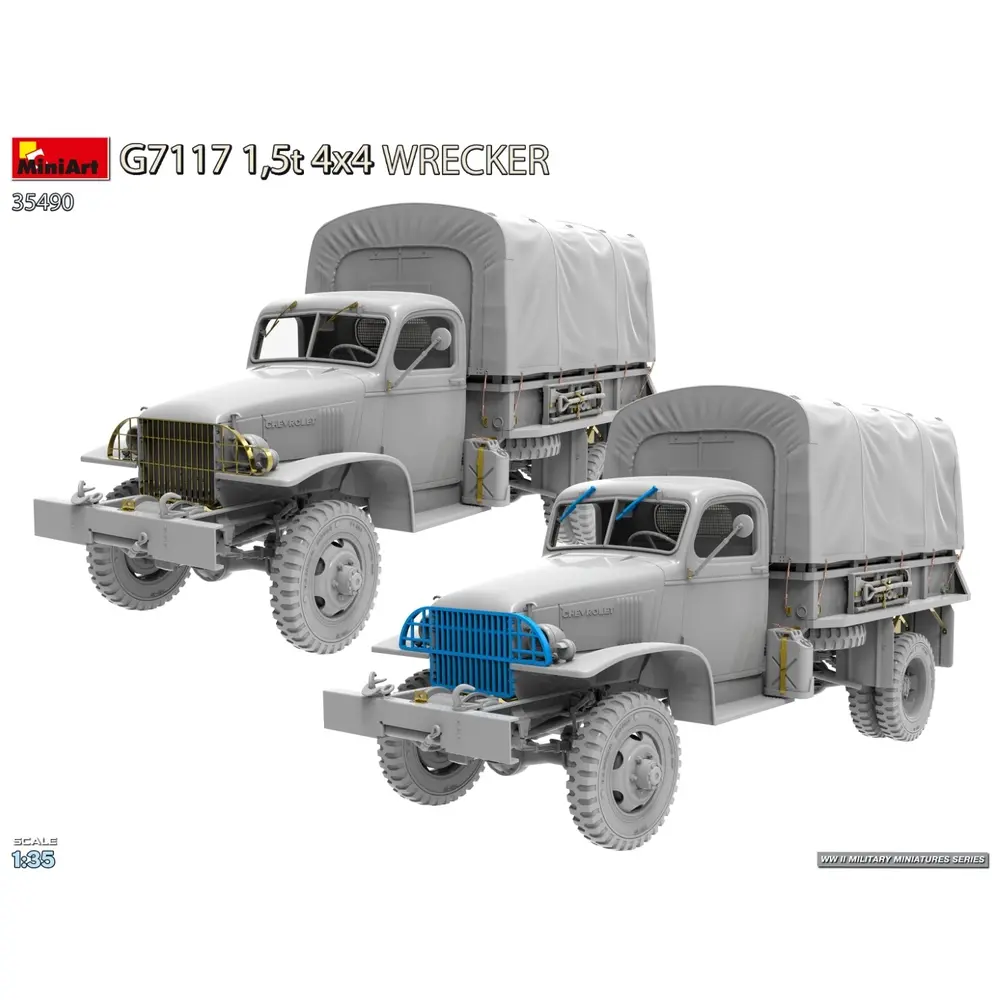 G7117 1,5t 4×4 Wrecker - MINIART 550035490 - 1/35 - 3