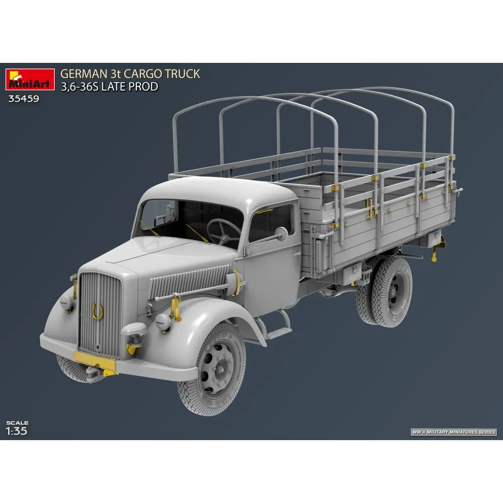 Camion cargo allemand 3t (3,6-36S) - MINIART 550035459 - 1/35 - 3