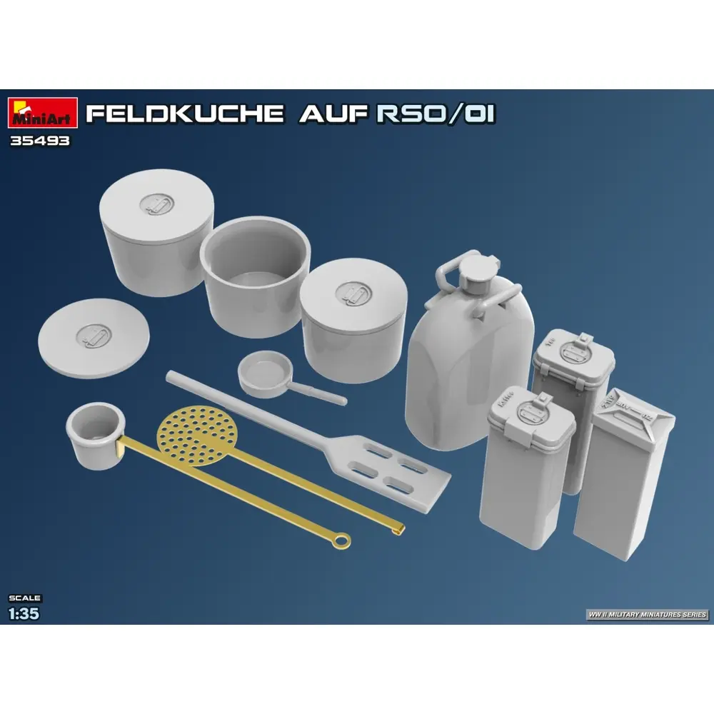 Cuisine de campagne allemande sur véhicule chenillé - MINIART 550035493 - 1/35 - 7