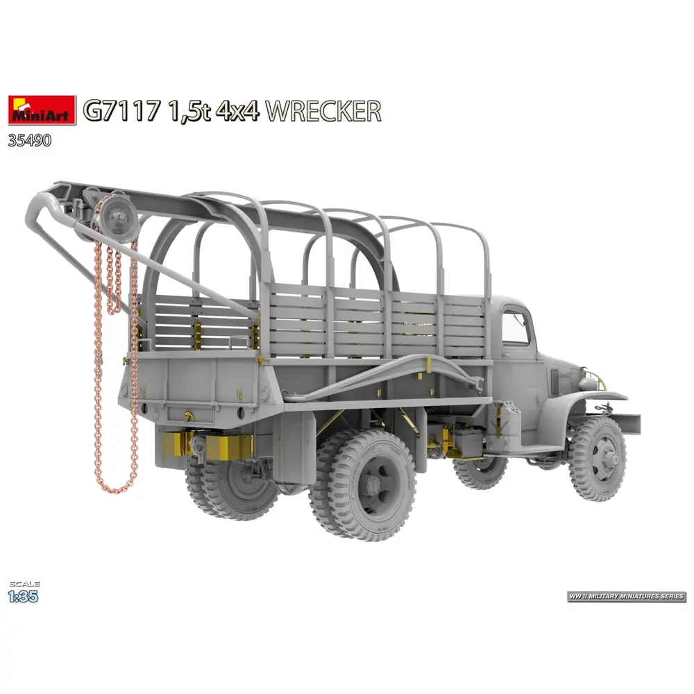 G7117 1,5t 4×4 Wrecker - MINIART 550035490 - 1/35 - 6