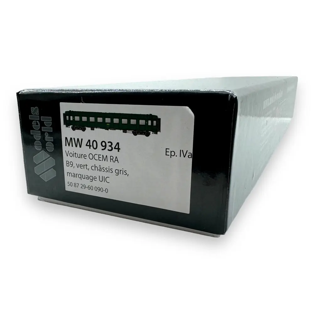 Voiture Voyageur OCEM RA - Models World 40934 - HO 1/87 - SNCF - EP IV - 2R - 4