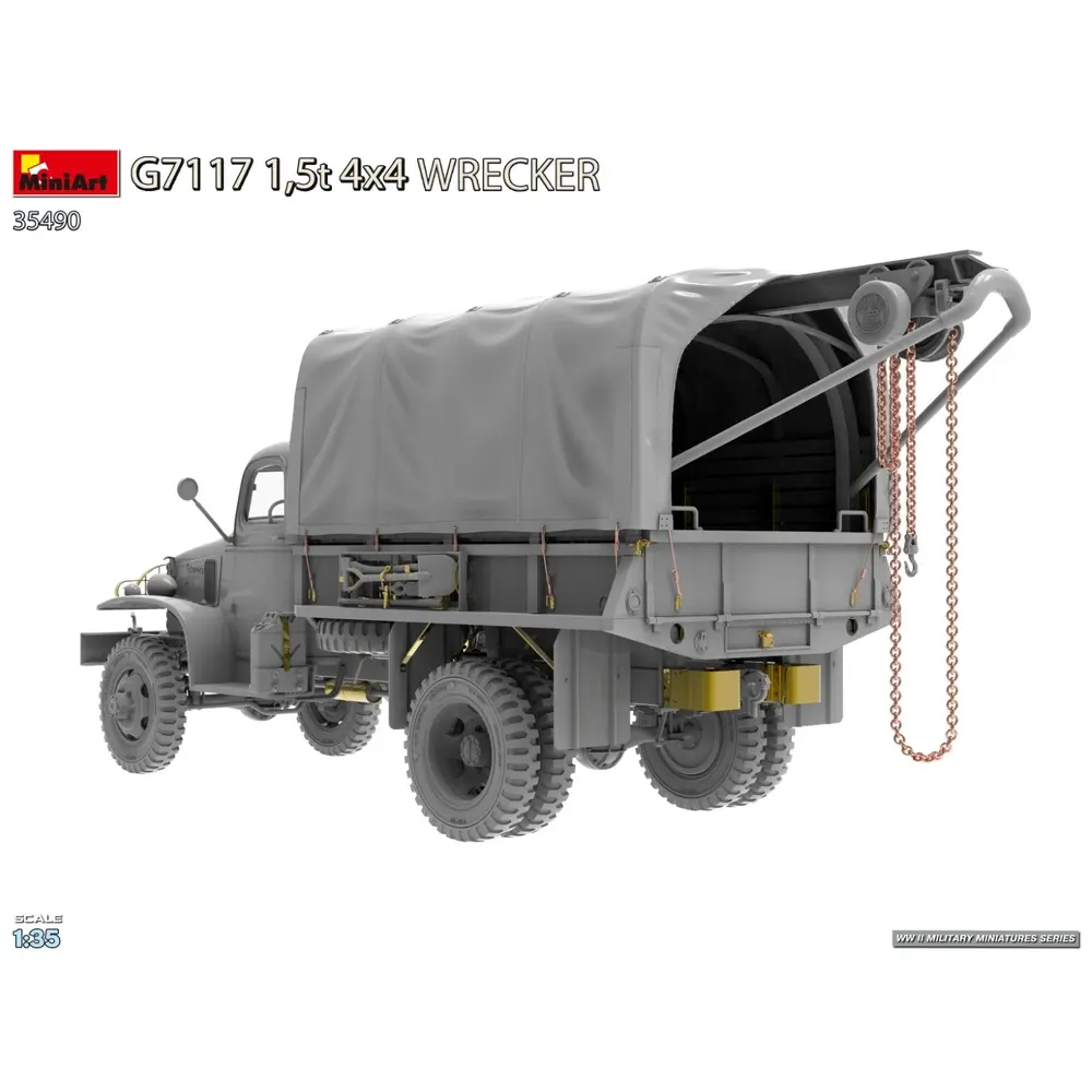 G7117 1,5t 4×4 Wrecker - MINIART 550035490 - 1/35 - 5
