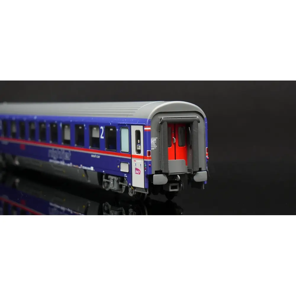Coffret de 7 voitures voyageurs Munich-Zurich EC 96 Gottfried Keller - Models World 2105 - HO 1/87 - SBB - Ep V - 2R - 6