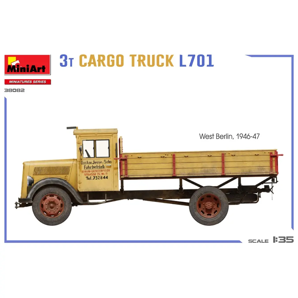 Camion de transport 3T L701 - MINIART 550038082 - 1/35 - 7