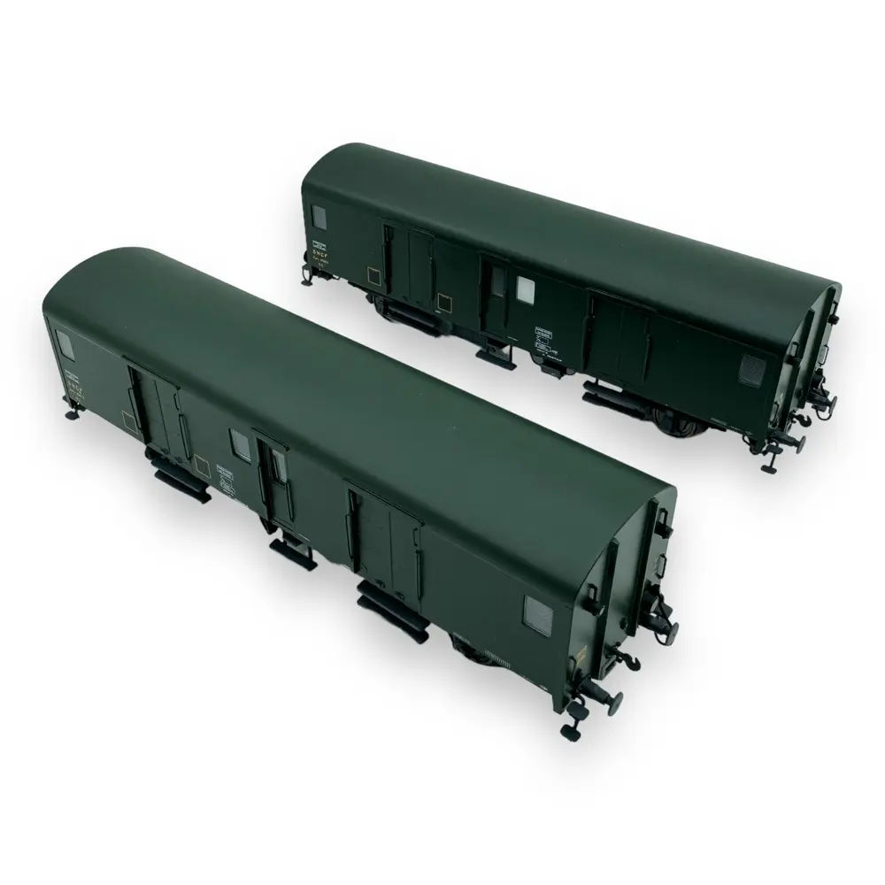 Coffret 2 fourgons type Dqd2m - Models World 30305 - HO 1/87 - SNCF - Ep III - 2R - 5