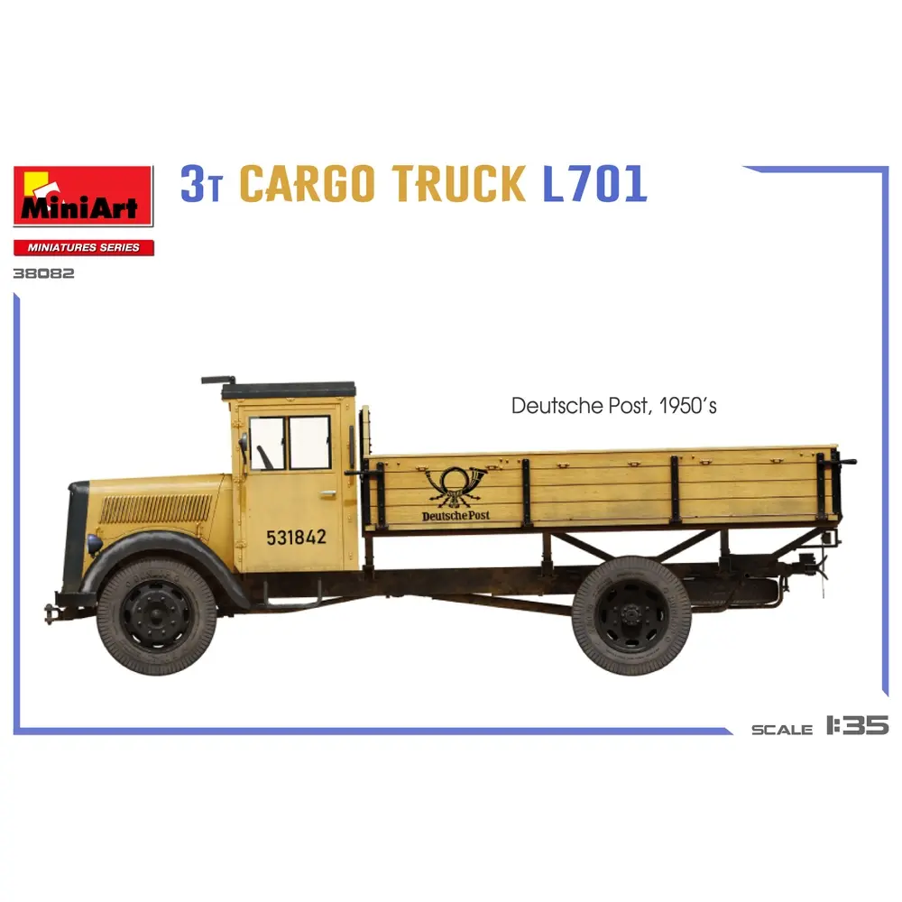Camion de transport 3T L701 - MINIART 550038082 - 1/35 - 2