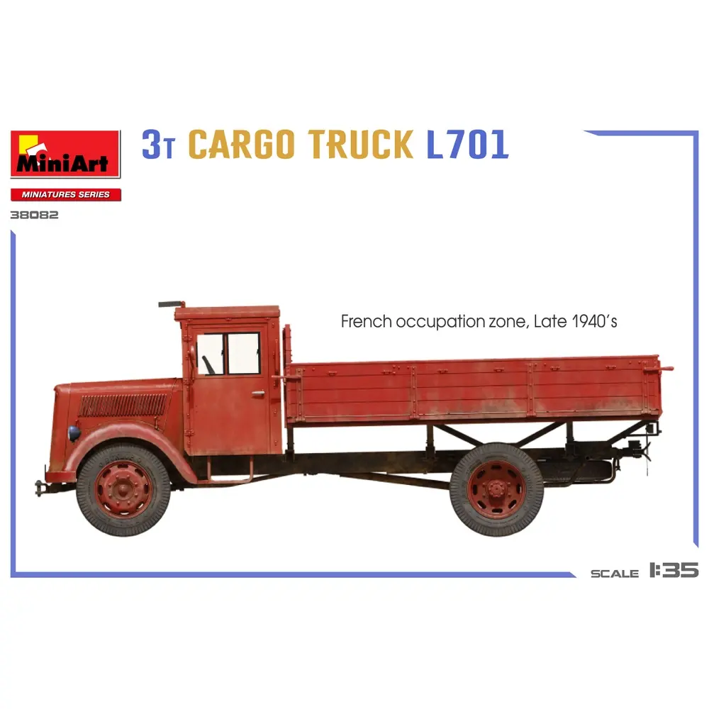 Camion de transport 3T L701 - MINIART 550038082 - 1/35 - 6